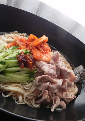 ちょいピリ我が家の素麺♡-レシピのメイン写真