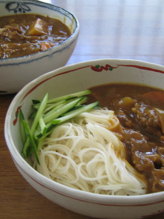 夏のコラボ!カレーそうめん-レシピのメイン写真
