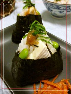 カマンベールの梅風味おにぎり-レシピのメイン写真