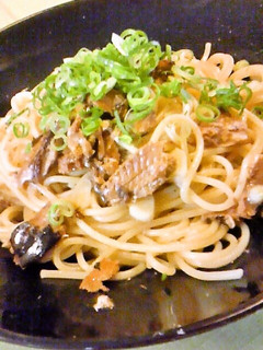 さんま缶でパスタ♪蒲焼バージョン-レシピのメイン写真