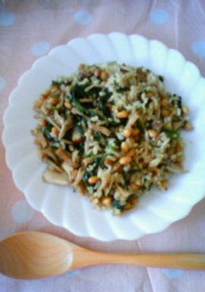 納豆炒飯-レシピのメイン写真