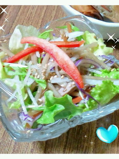 きんぴらごぼう①★シャキシャキサラダ★編-レシピのメイン写真