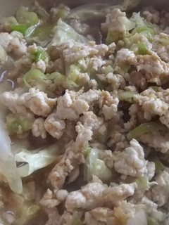 白菜の麻婆風な鍋-レシピのメイン写真