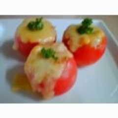 トマトの豆チーズ焼-レシピのメイン写真