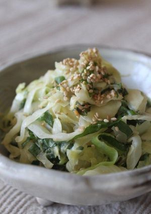 さっぱり☆キャベツと大葉のマヨ味噌和え-レシピのメイン写真