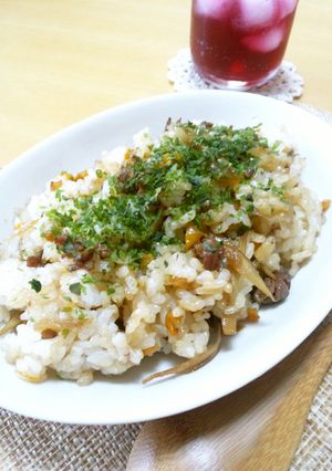 牛肉とごぼうの和風炒飯-レシピのメイン写真