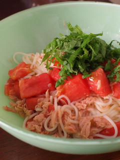 トマトとツナのそうめん-レシピのメイン写真