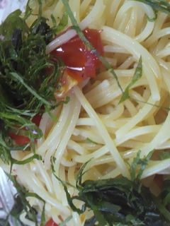 トマトと大葉の冷製パスタ-レシピのメイン写真