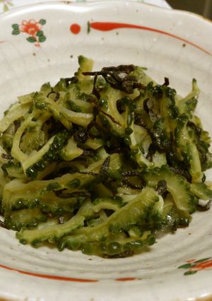 ゴーヤと塩昆布-レシピのメイン写真