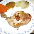 ダッチオーブンで簡単チキンのもも焼き