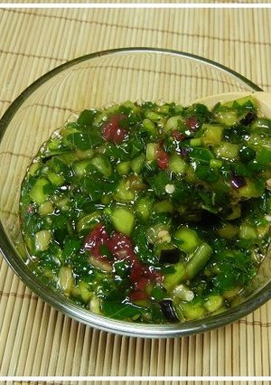 【農家のレシピ】王様の野菜モロヘイヤだれ-レシピのメイン写真