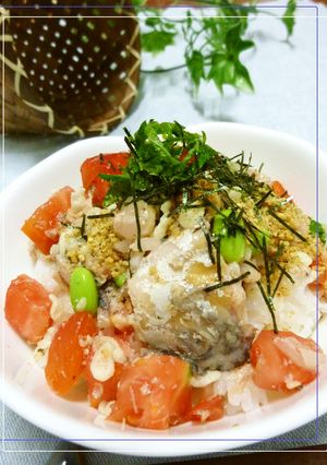 爽やか新生姜と鯖の水煮で 夏のどんぶり-レシピのメイン写真