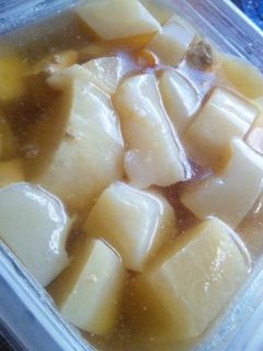 大根と鶏肉とこんにゃくのめんつゆ煮-レシピのメイン写真