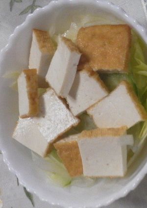 超簡単！厚揚げサラダ！-レシピのメイン写真