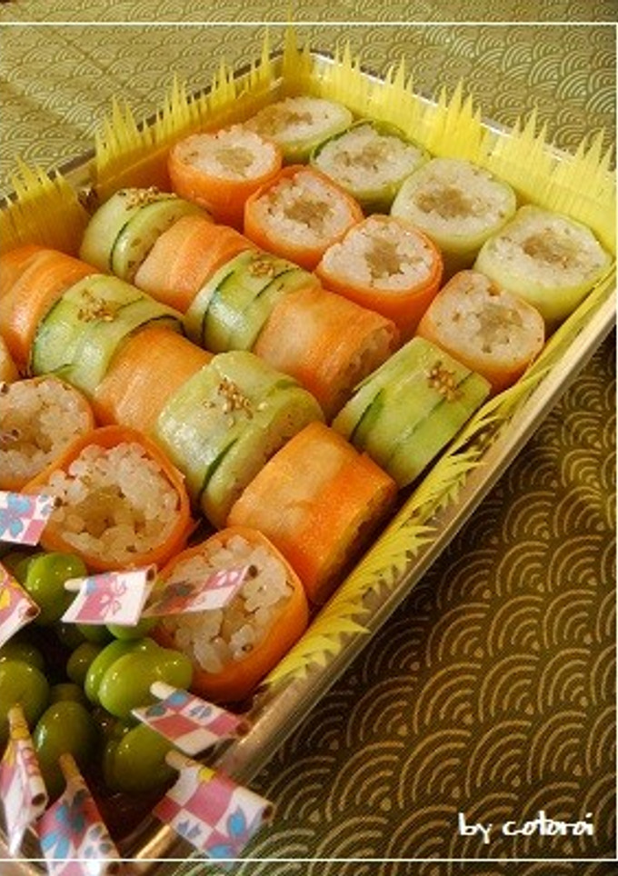 野菜の巻きずし-レシピのメイン写真