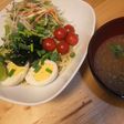 サラダつけ麺