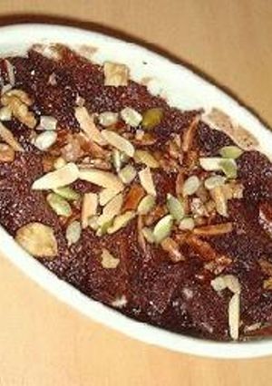 すごくおいしい！生チョコとナッツのパンプディング-レシピのメイン写真