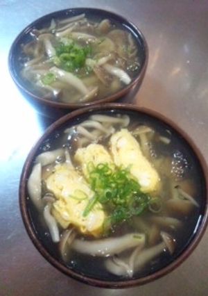 キノコあんスープ★バターの卵焼き-レシピのメイン写真
