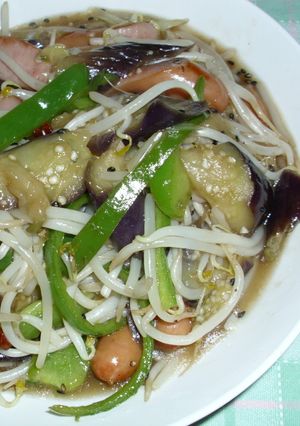 夏向きサッパリ★ゴマ酢な野菜炒め★-レシピのメイン写真
