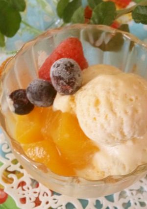 ～ふわっふわっ～バニラ✿アイスクリーム-レシピのメイン写真