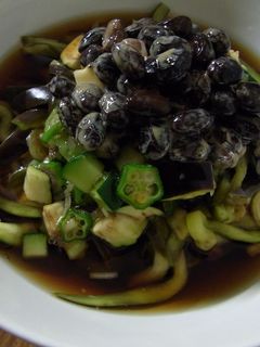 冷たい♪なすのそうめん-レシピのメイン写真