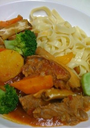 スペアリブのトマト煮込み(覚書)-レシピのメイン写真