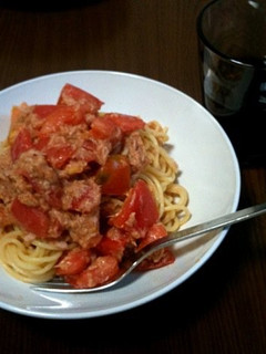 トマトとツナの冷製パスタ-レシピのメイン写真