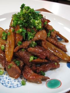 豚肉とごぼうの甘辛炒め煮-レシピのメイン写真