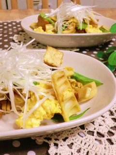 簡単!筍と厚揚げのオイスターソース炒め@-レシピのメイン写真
