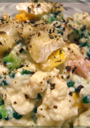 ゴーヤとコーンのチーズ味噌白和え-レシピのメイン写真