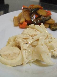 お豆腐と玉ねぎの和え物。-レシピのメイン写真