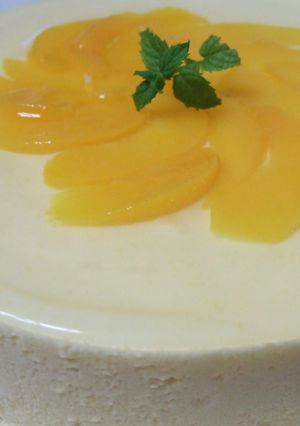 黄桃ムースケーキ-レシピのメイン写真