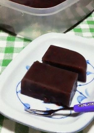 夏の風物詩（*^^*）水ようかん☆-レシピのメイン写真