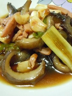 医食同源 海参とニンニクのスタミナ煮-レシピのメイン写真