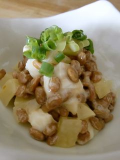 カマンベールチーズとたくあんの納豆和え-レシピのメイン写真