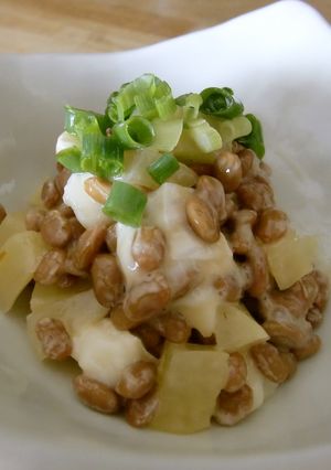 カマンベールチーズとたくあんの納豆和え-レシピのメイン写真