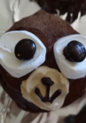 カップケーキデコレーション　おさるさん-レシピのメイン写真
