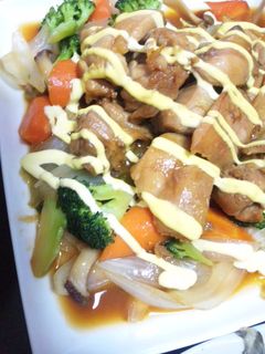 お酢でやわらか!鶏の照り焼き☆夏野菜も☆-レシピのメイン写真