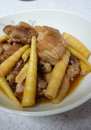 鶏もも肉と細竹のこってり煮-レシピのメイン写真