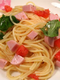 ソーセージとトマトの冷製パスタ-レシピのメイン写真