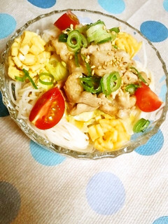 夏に♪焼肉たれつゆそうめん☆-レシピのメイン写真