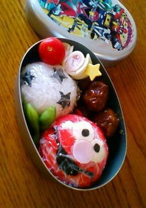 キャラ弁♪エルモ-レシピのメイン写真