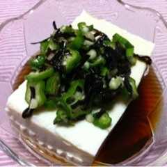 รูปของ 夏バテ防止 おくら豆腐