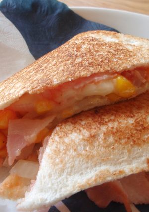 カマンベールチーズ de ホットサンド-レシピのメイン写真