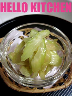 キンキンに冷やしてね★セロリのごま油炒め-レシピのメイン写真