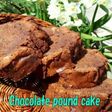 【Chocolate pound cake】作っちゃいました♪
