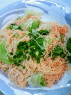 明太子と野菜の焼きビーフン-レシピのメイン写真