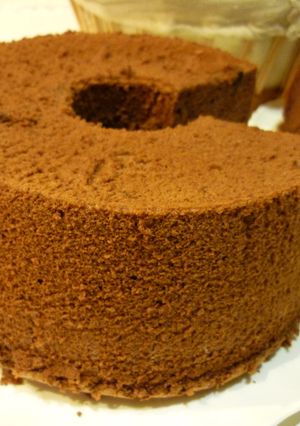 チョコレートシフォンケーキ-レシピのメイン写真