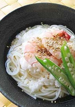 冷やしとろろうどん-レシピのメイン写真