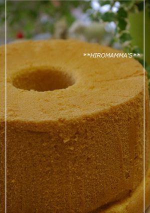 *バニラシフォンケーキ*-レシピのメイン写真
